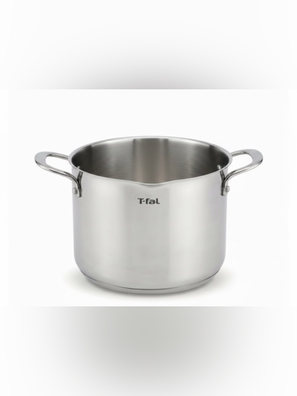 New T-fal 6qt Pour-over Stock Pot, Stainless Steel Cookware - Dishwasher Safe